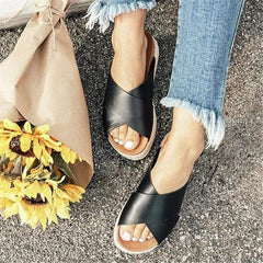 Mode vilda tofflor med tjocka sulor 