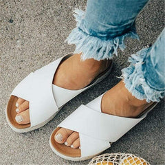 Mode vilda tofflor med tjocka sulor 