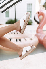 Mode vilda tofflor med tjocka sulor 