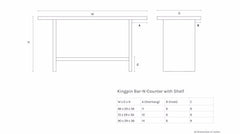 dimensions-picture: Kingpin Bar-n-Counter