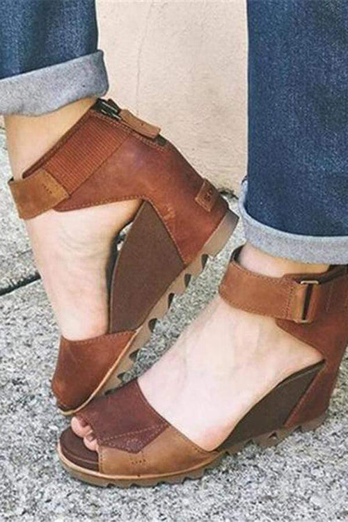 Fashion Vintage   Wedge Sandals