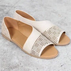 Fashion retro openwork flat sandals