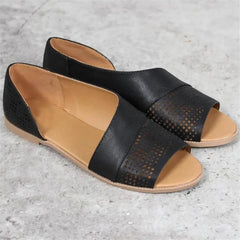 Fashion retro openwork flat sandals