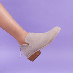 Kvinnor med låg klack, rund tå PU Vanliga dragkedjestövlar 