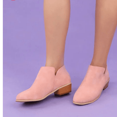 Kvinnor med låg klack, rund tå PU Vanliga dragkedjestövlar 