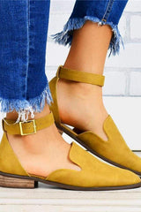 2019 Simple Hollow Artificial Leather Single Shoes flat Loafers