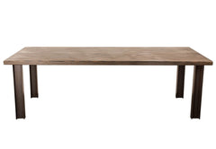 Beauty-shot: <Industrial Green Dining Table>