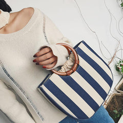 Prugasti ceker torba