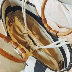 Prugasti ceker torba