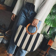 Prugasti ceker torba