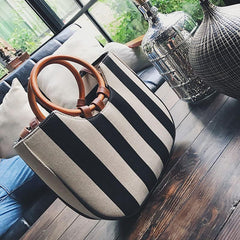 Prugasti ceker torba