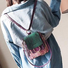 Croco kožna torba ili mini rusak